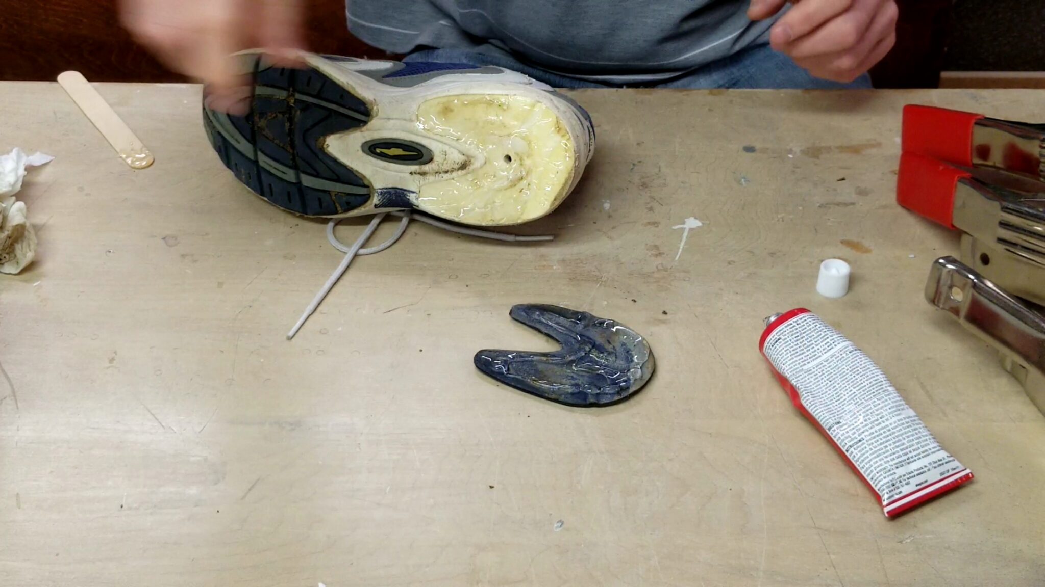 SBW24 Athletic Shoe Sole Repair Sean Moenkhoff