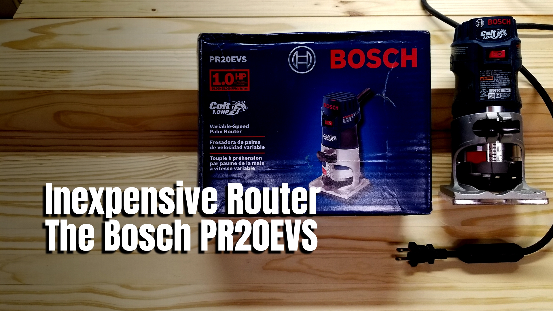 SBW#38 - Bosch PR20EVS Palm Router Review - Sean Moenkhoff