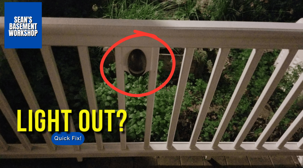TimberTech Deck Railing Light Bulb Replacement